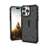 UAG Pathfinder Magsafe-fodral til iPhone 16 Pro Max - sølv