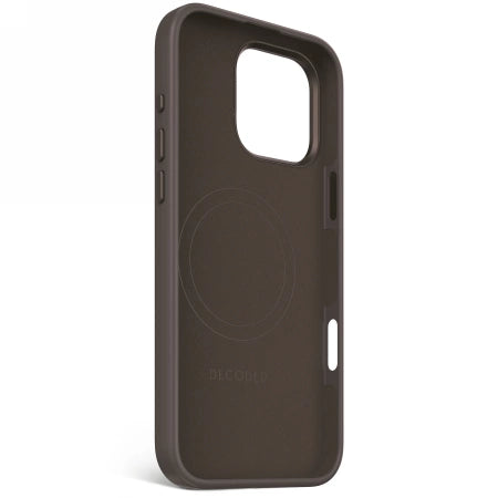 Dekoderet Anti-mikrobiel Silicone Stacks Backcover Case med MagSafe til iPhone 16 Pro Max - sort
