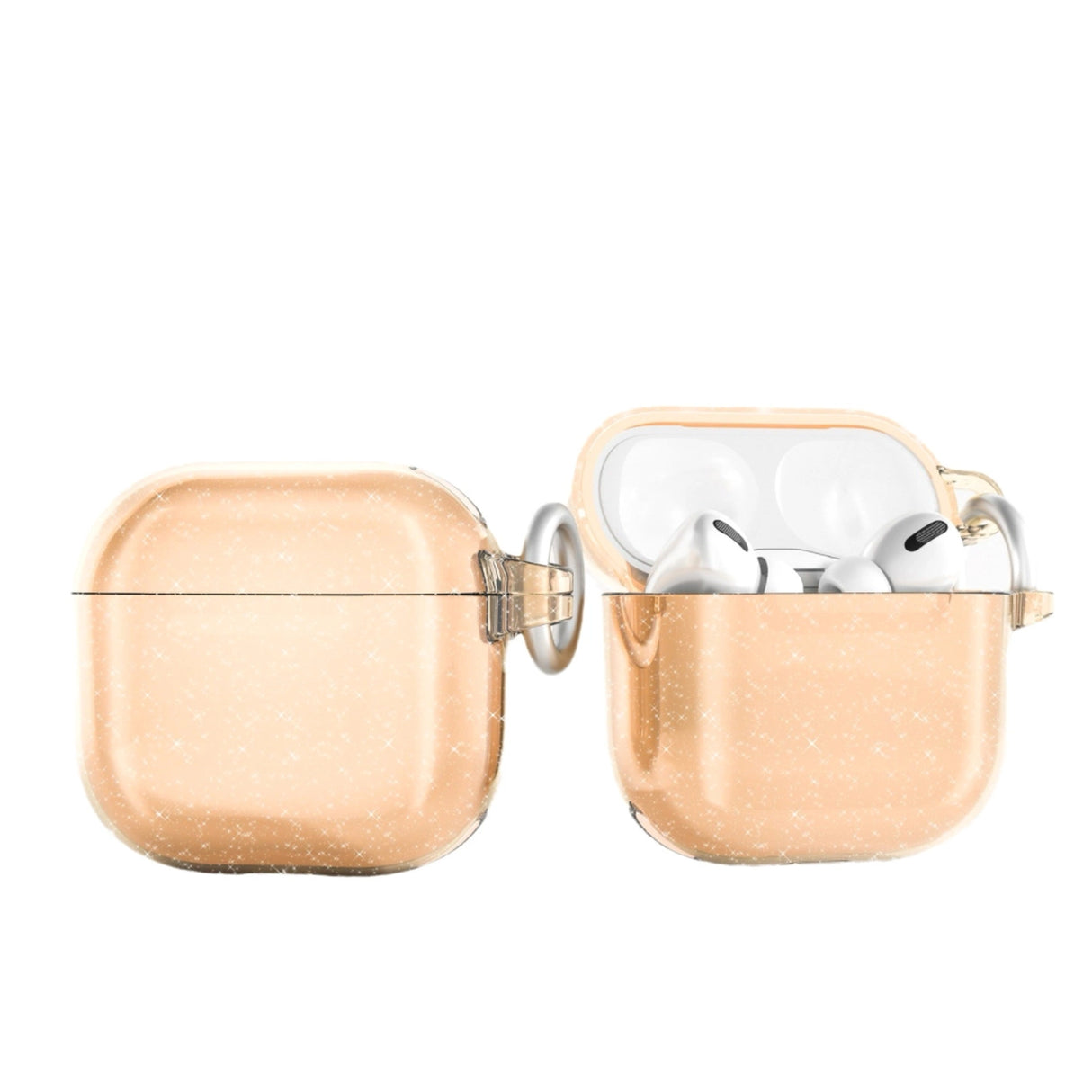 Glitter Case til AirPods 4 - Guld