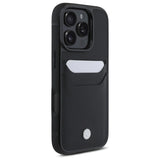 BMW Sign Leather Cardslot Case for iPhone 16 Pro Max - Black