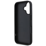 DKNY Quilted Stack Logo iPhone 16 Case - Black