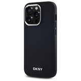 DKNY Plain Logo MagSafe iPhone 14 Pro Case - Black
