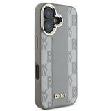 DKNY Checkered Pattern Magsafe iPhone 16 Case - Beige