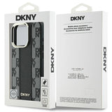 DKNY Checkered Pattern Magsafe iPhone 16 Pro Max Case - Black
