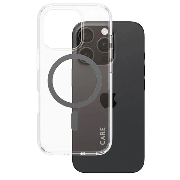 CARE af PanzerGlass Flagship Case iPhone 16 Pro 6.3 sort/sort MagSafe 1346