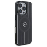 Mercedes MB Double Layer Crossed Lines MagSafe iPhone 16 Pro Case - sort