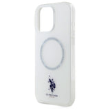 US Polo IML Ring MagSafe Case til iPhone 16 Pro Max - hvid