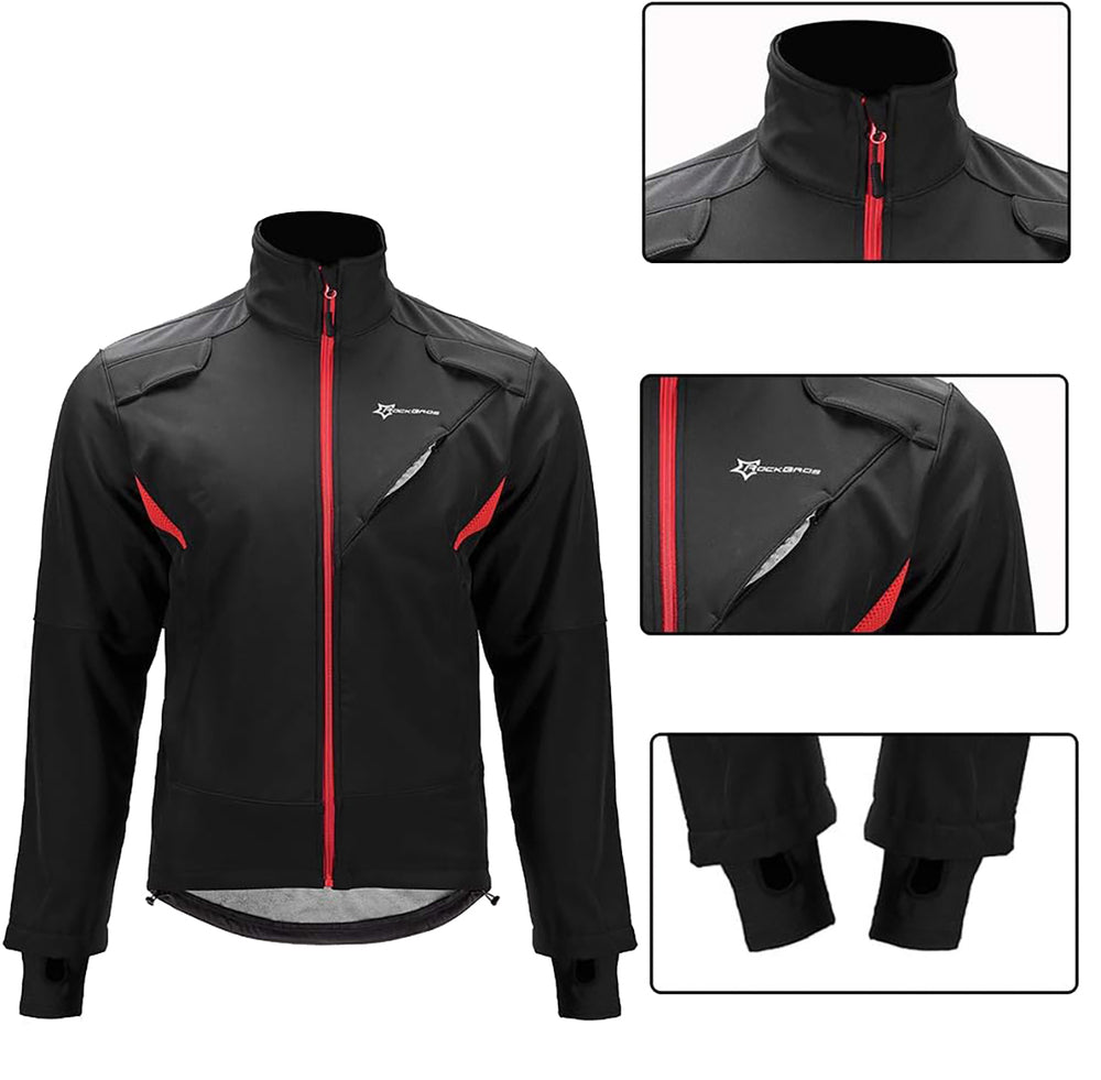 Rockbros YPW021 Windproof Cycling Sports Jacket Size XL - Black