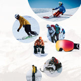 Qunature Sorte Skibriller Børn (Størrelse M/L) - Sort