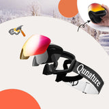 Qunature Sorte Skibriller Børn (Størrelse M/L) - Sort