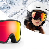 Qunature Hvide Skibriller til Voksne - Sort