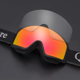 Qunature Hvide Skibriller til Voksne - Sort