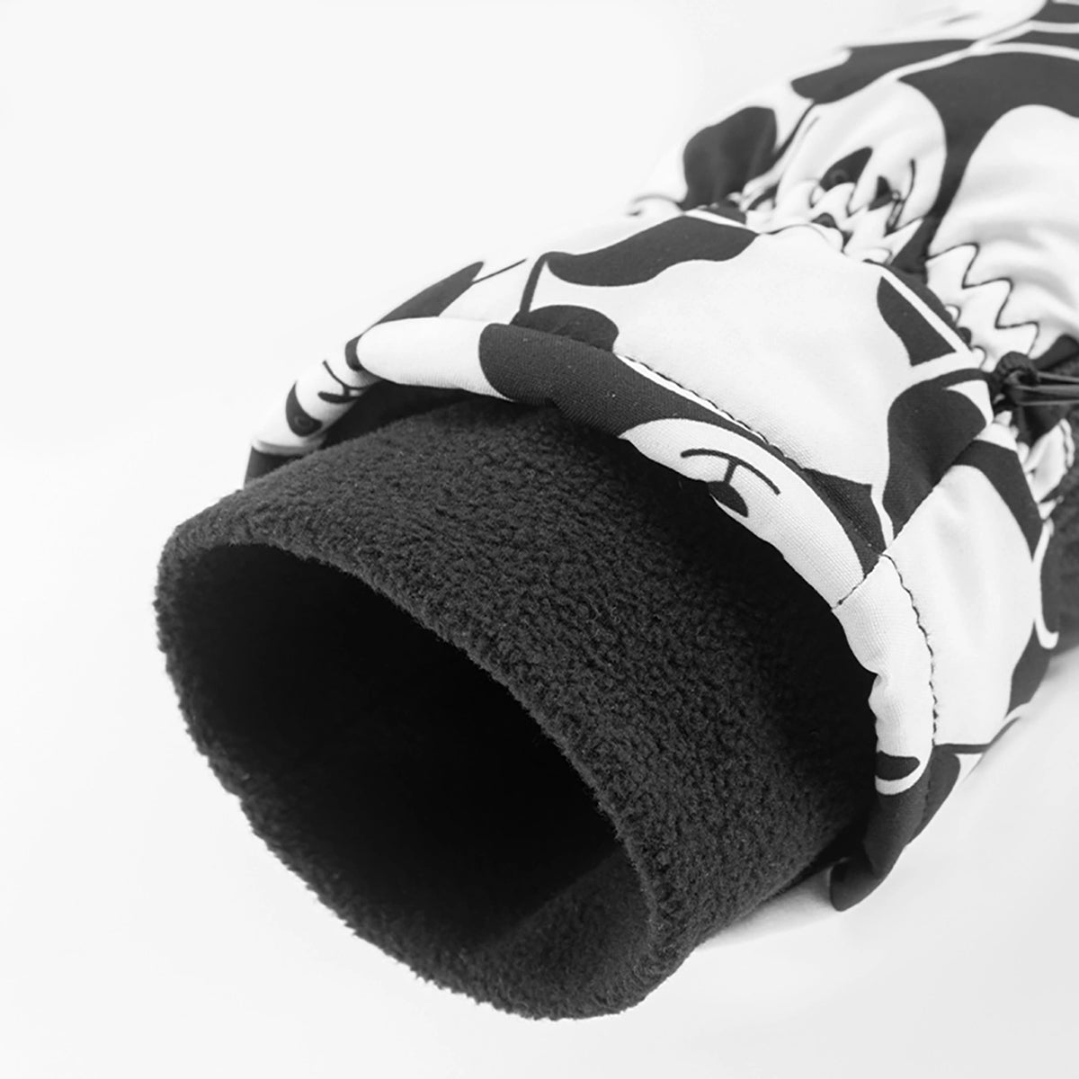 Qunature Panda Heat Transfer Skihandsker Børn Størrelse S - Sort/Hvid