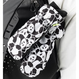 Qunature Panda Heat Transfer Skihandsker Børn Størrelse S - Sort/Hvid
