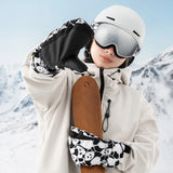 Qunature Panda Heat Transfer Skihandsker Børn Størrelse S - Sort/Hvid