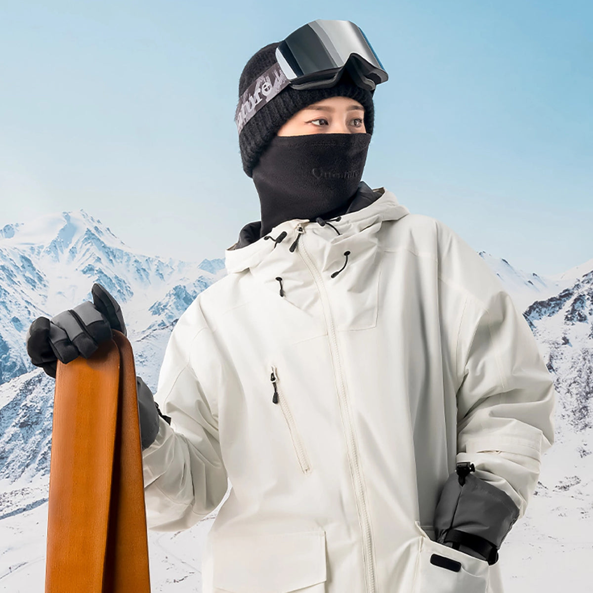 Qunature Oli Ski Halsvarmer Størrelse M - Sort