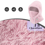 Qunature Arctic Velvet Ski Balaclava størrelse L - Pink