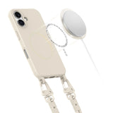 Tech-Protect MagNecklace MagSafe Case med Lanyard til iPhone 16 - Beige