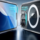 ESR Classic Hybrid Halolock MagSafe Case + tempereret glas til iPhone 16 - Klar