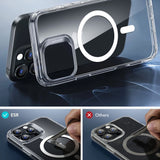 ESR Classic Hybrid Halolock MagSafe Case + tempereret glas til iPhone 16 Pro - Klar
