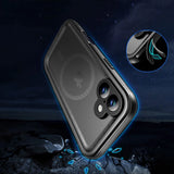 Tech-Protect ShellBox MagSafe IP68 Case til iPhone 16 - sort