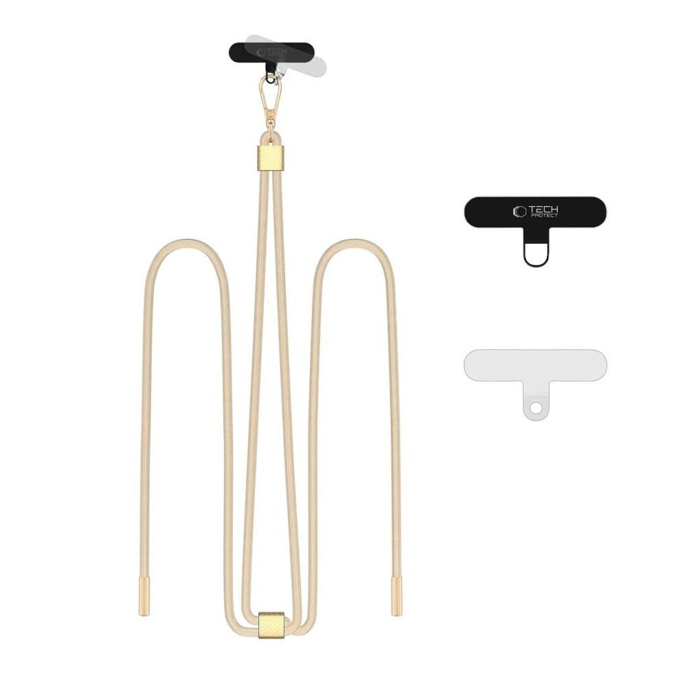 Tech-Protect C2S Rope Crossbody Strap Leash - Beige