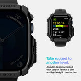 Spigen Rugged Armor Case for Apple Watch 10 (42mm) - Black