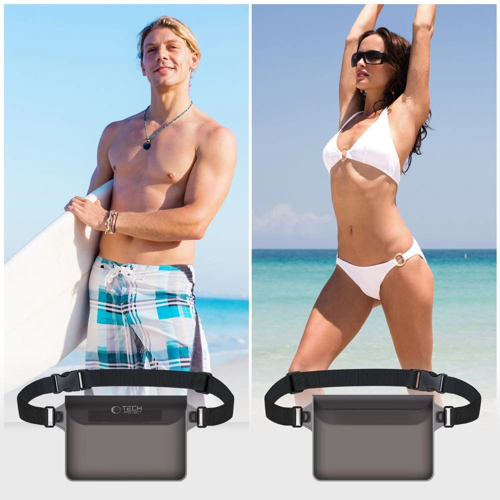 Tech-Protect UWP10 vandtæt taske - sort