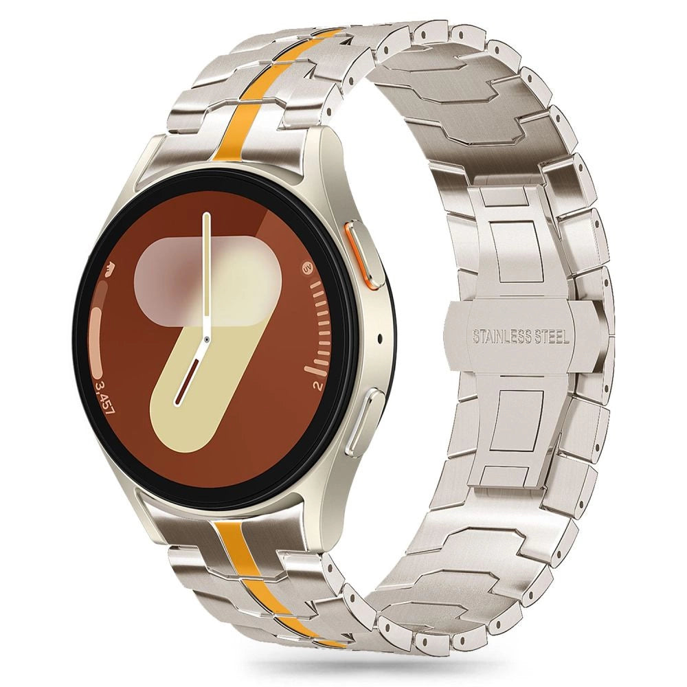 Tech-Protect Rustfrit Armbånd til Samsung Galaxy Watch 4 / 5 / 5 Pro / 6 / 7 / FE - Titanium