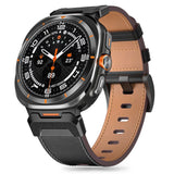 Tech-Protect Delta Pro læderrem til Samsung Galaxy Watch Ultra (47mm) - sort