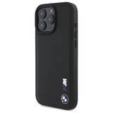 BMW Smooth Rubber Logo iPhone 16 Pro Max Case - sort