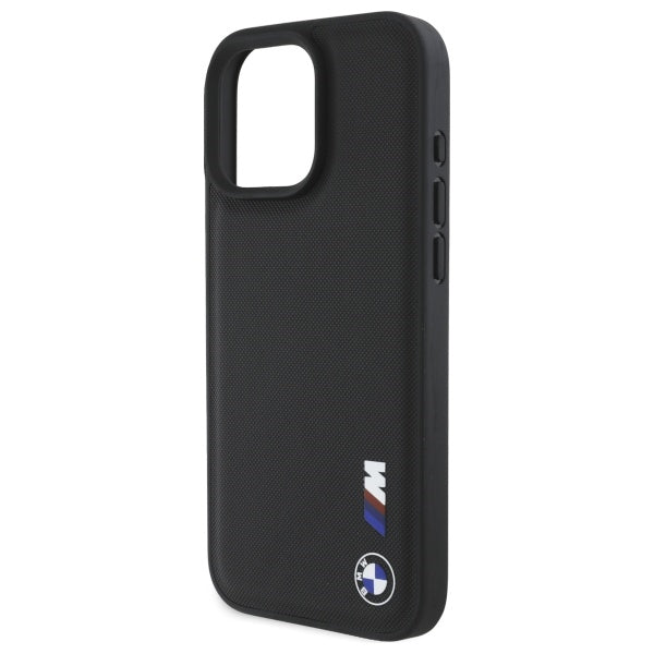 BMW Smooth Rubber Logo iPhone 16 Pro Max Case - sort
