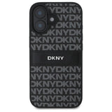 DKNY Texture Pattern Tonal Stripe iPhone 16 Case - sort