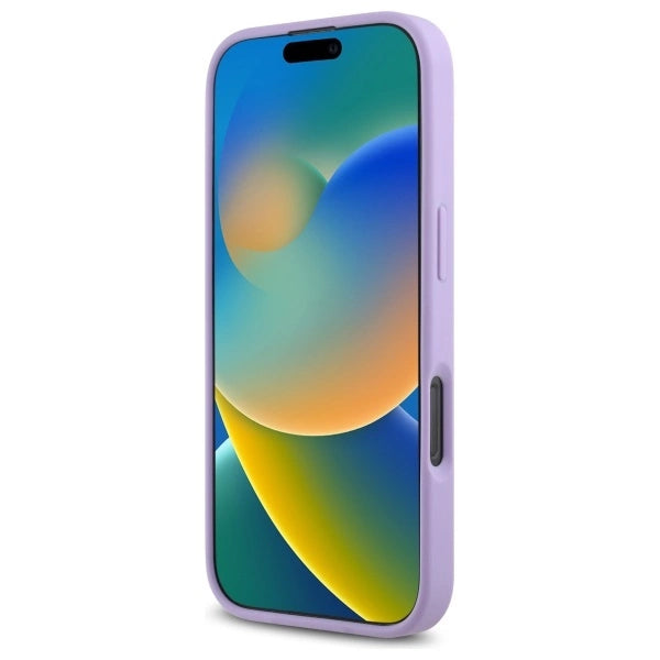 Guess Saffiano MagSafe-hylster til iPhone 16 Pro - lilla