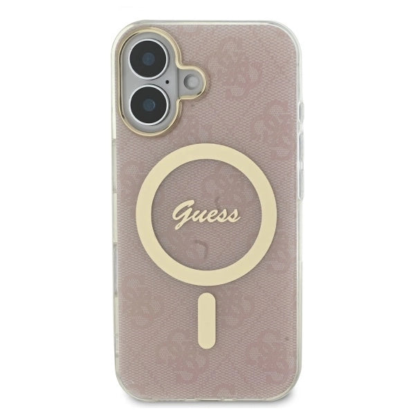 Guess IML 4G MagSafe iPhone 16 Plus-kasse - Pink