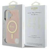 Guess IML 4G MagSafe iPhone 16 Plus-kasse - Pink