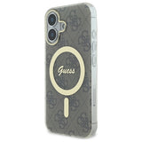 Guess IML 4G MagSafe Case til iPhone 16 Plus - Brunt