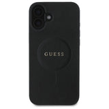 Guess Saffiano Classic Logo MagSafe-hylster til iPhone 16 - sort