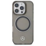 Mercedes Silver Ring MagSafe iPhone 16 Pro Case - Black