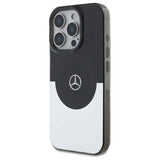 Mercedes Double Layer BiColor MagSafe-fodral til iPhone 16 Pro Max - sølv