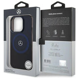 Mercedes MB Double Layer BiColor MagSafe Case for iPhone 16 Pro Max - Blue