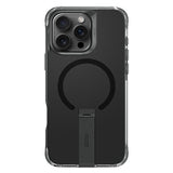 Uniq Eleva med Vertica Stand til iPhone 16 Pro - sort