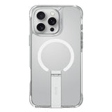 Uniq Eleva med Vertica Stand Case til iPhone 16 Pro - Gennemsigtig