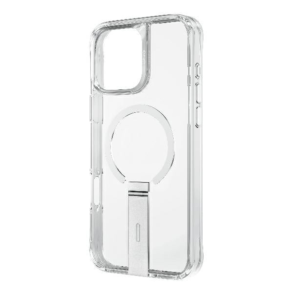 Uniq Eleva med Vertica Stand Case til iPhone 16 Pro - Gennemsigtig