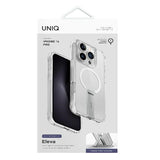 Uniq Eleva med Vertica Stand Case til iPhone 16 Pro - Gennemsigtig