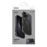 Uniq Eleva med Vertica Stand Case til iPhone 16 Pro Max - sort