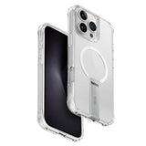 Uniq Eleva med Vertica Stand Case til iPhone 16 Pro Max - Gennemsigtig