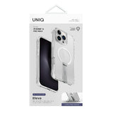 Uniq Eleva med Vertica Stand Case til iPhone 16 Pro Max - Gennemsigtig