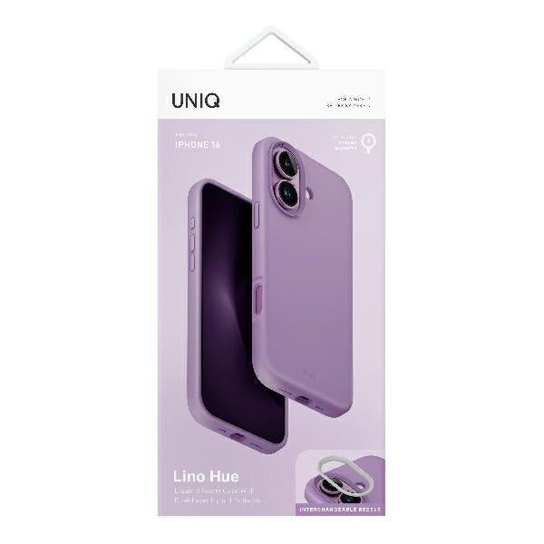Uniq Lino Hue Magclick opladningsfoder til iPhone 16 - Pink