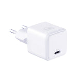 3mk Hyper Charger PD GaN 25W Wall Charger with USB-C Cable - White